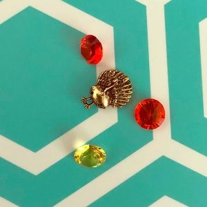 (4) Origami Owl Thanksgiving Charms